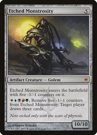Etched Monstrosity [New Phyrexia] | Fandemonia Ltd