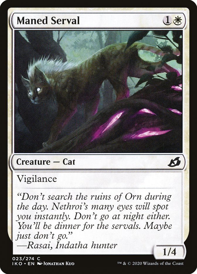 Maned Serval [Ikoria: Lair of Behemoths] | Fandemonia Ltd