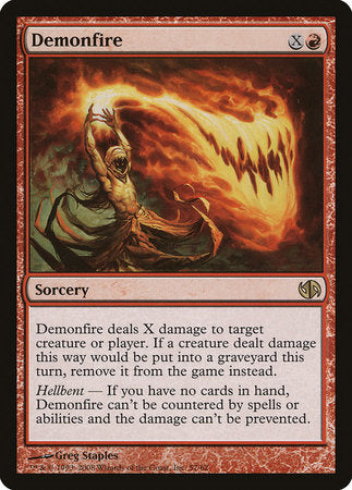 Demonfire [Duel Decks: Jace vs. Chandra] | Fandemonia Ltd