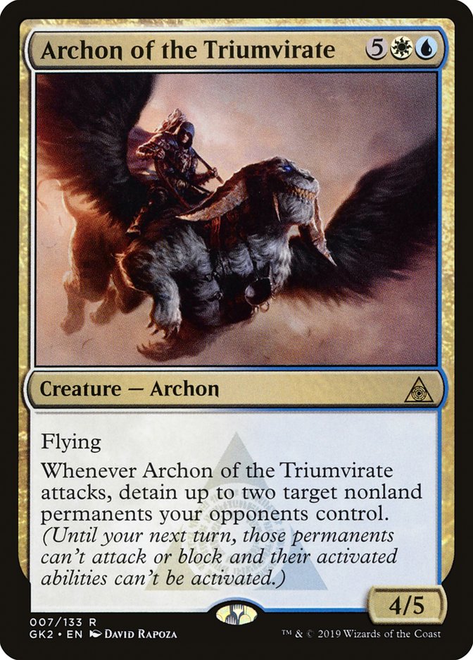 Archon of the Triumvirate [Ravnica Allegiance Guild Kit] | Fandemonia Ltd