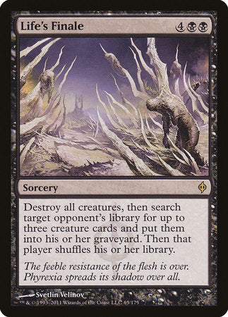 Life's Finale [New Phyrexia] | Fandemonia Ltd