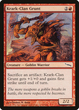Krark-Clan Grunt [Mirrodin] | Fandemonia Ltd
