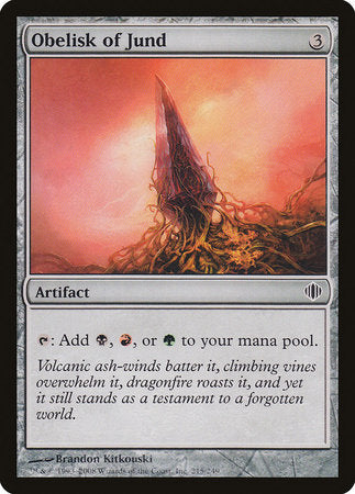 Obelisk of Jund [Shards of Alara] | Fandemonia Ltd