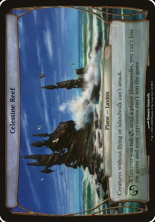 Celestine Reef (Prerelease Promo) [Promotional Planes] | Fandemonia Ltd