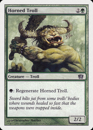 Horned Troll [Eighth Edition] | Fandemonia Ltd