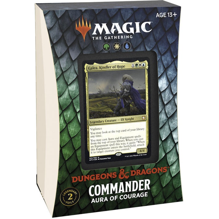 Commander Deck Aura of Courage | Fandemonia Ltd