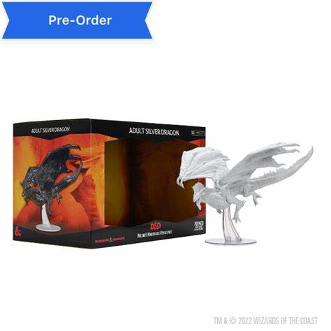 Adult Silver Dragon | Fandemonia Ltd