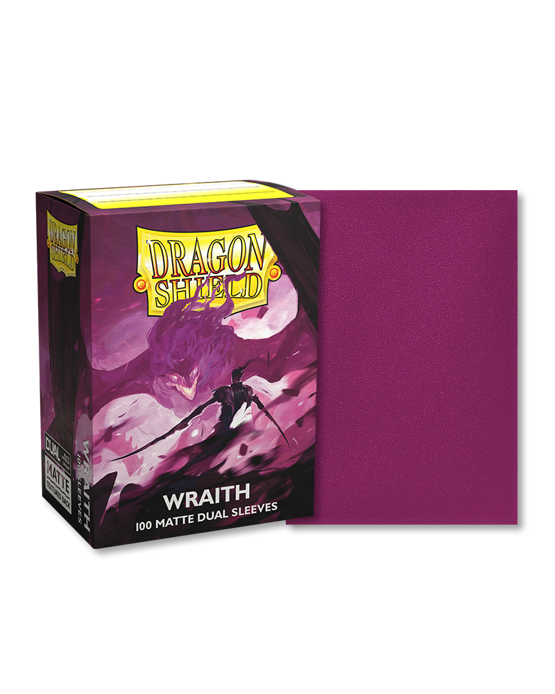 Dragon shield wraith 100 matte sleeves | Fandemonia Ltd